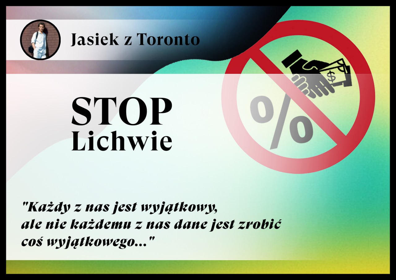 STOP Lichwie - Każdy z nas jest wyjątkowy